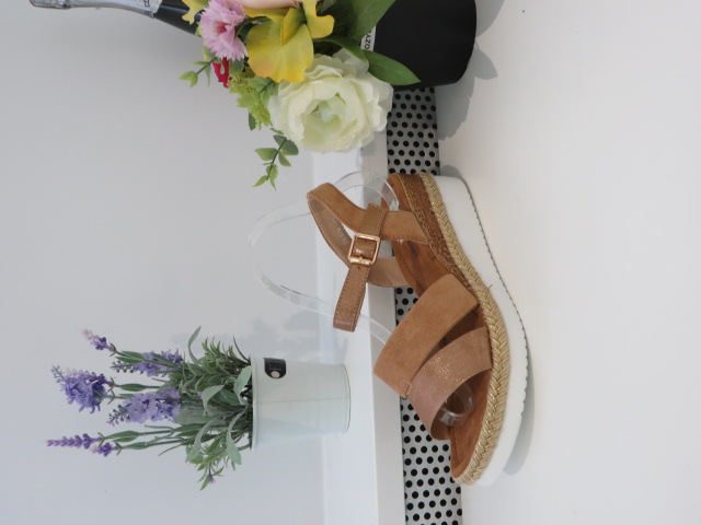 Sandały damskie F6176 CAMEL 36-41