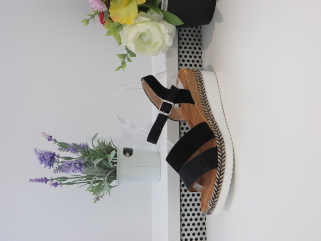 Sandały damskie F6176 BLACK 36-41