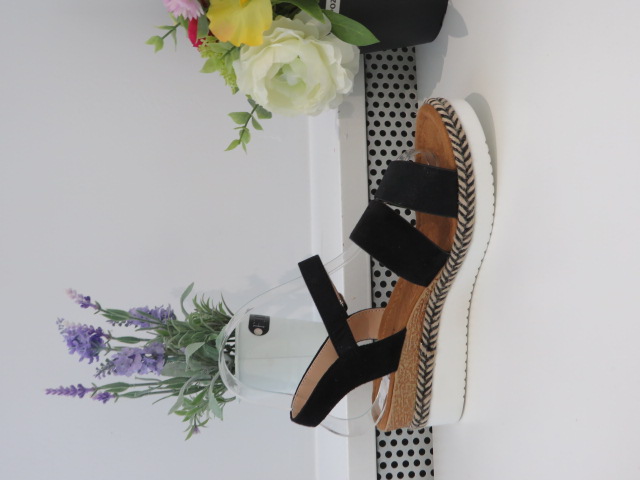Sandały damskie F6176 BLACK 36-41 1