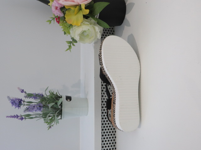 Sandały damskie F6176 BLACK 36-41 2