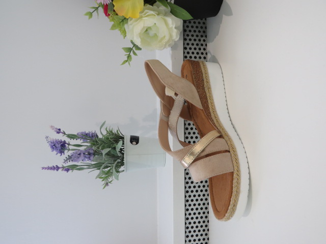 Sandały damskie F6183 BEIGE 36-41 1