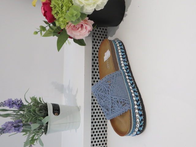 Klapki Damskie AT0674 BLUE 36-41 1