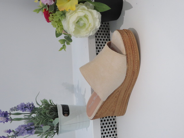 Klapki Damskie W865 BEIGE 36-41