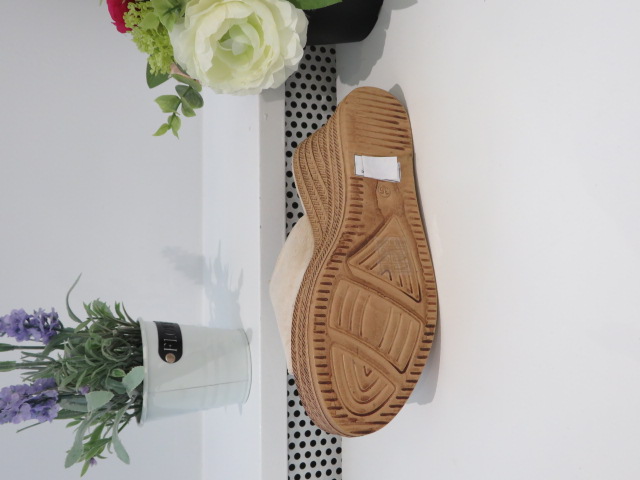 Klapki Damskie W865 BEIGE 36-41 2