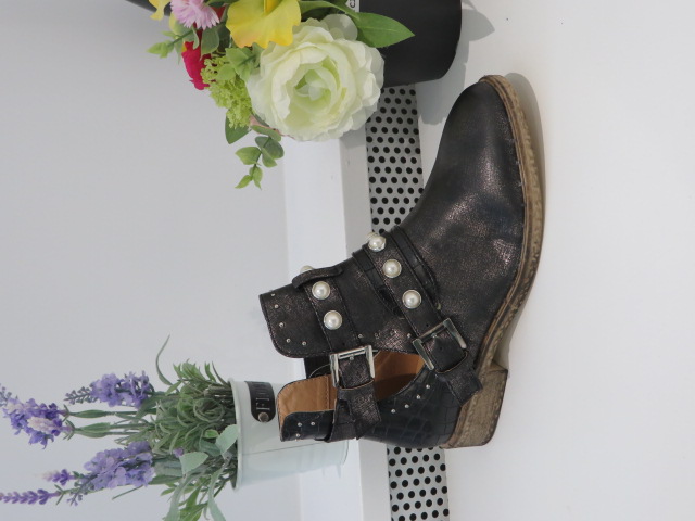 Botki Damskie F5900 BLACK 36-41