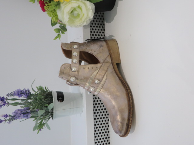 Botki Damskie F5900 GOLD 36-41 1