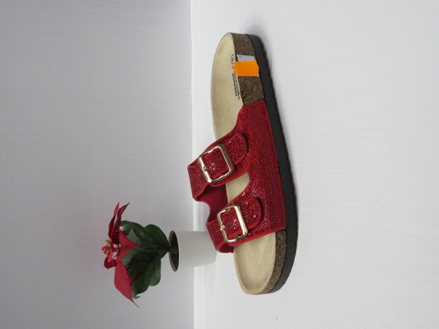 Klapki Damskie 0532 RED 36-41