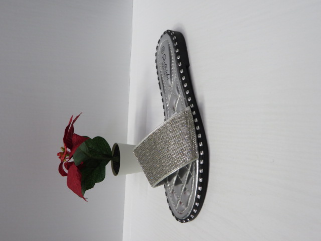 Klapki Damskie 0612 SILVER 36-41