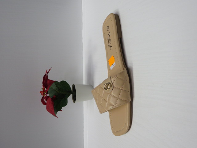 Klapki Damskie 0614 BEIGE 36-41