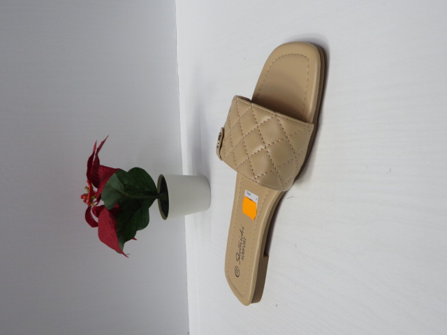 Klapki Damskie 0614 BEIGE 36-41 1