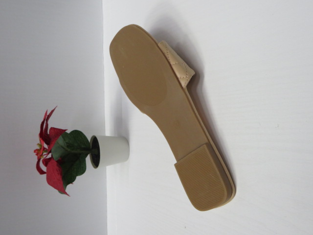 Klapki Damskie 0614 BEIGE 36-41 2