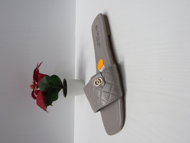 Klapki Damskie 0614 GREY 36-41