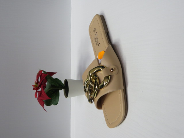 Klapki Damskie 0613 BEIGE 36-41
