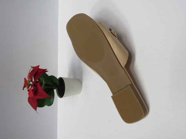 Klapki Damskie 0613 BEIGE 36-41 2