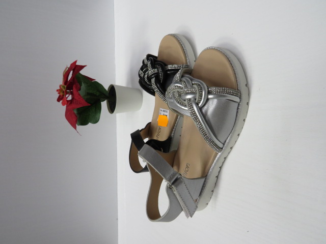 Sandały Dziecięce 9957C BLACK/SILVER/PINK 31-36