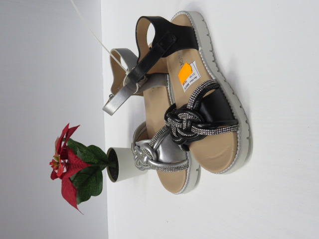 Sandały Dziecięce 9957C BLACK/SILVER/PINK 31-36 1