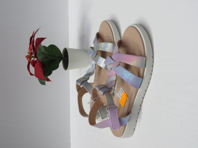 Sandały Dziecięce Y77 WHITE/PINK/RAINBOW 31-36