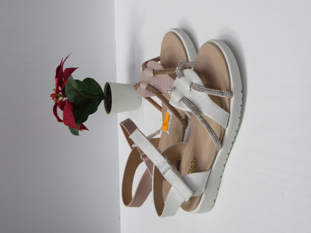 Sandały Dziecięce Y100 WHITE/PINK/GOLD 31-36