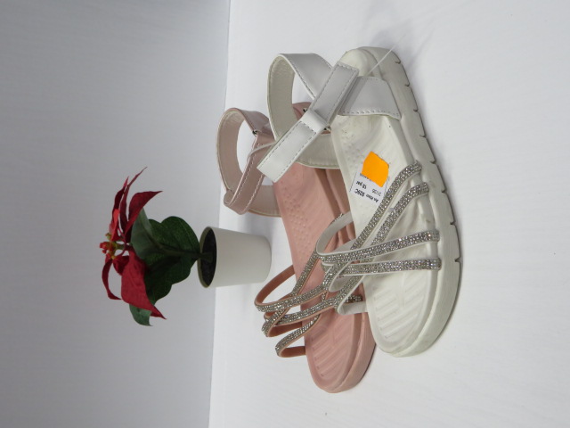Sandały Dziecięce 929C WHITE/SILVER/PINK 31-36