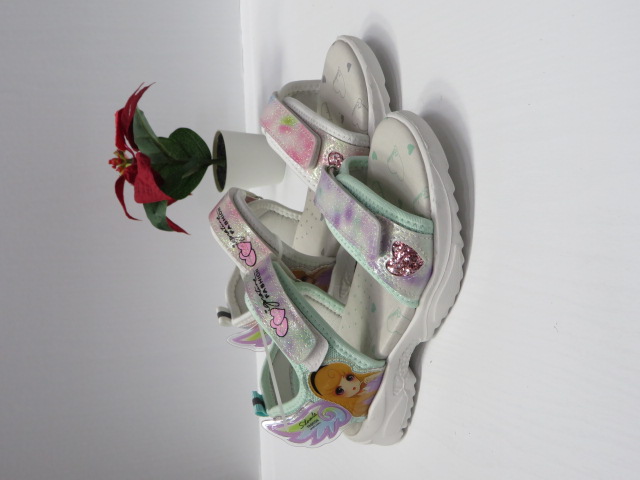 Sandały Dziecięce 9967C WHITE/GREEN/PINK 31-36