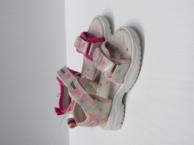 Sandały Dziecięce 9969B WHITE/PINK/FUXIA 25-30 1