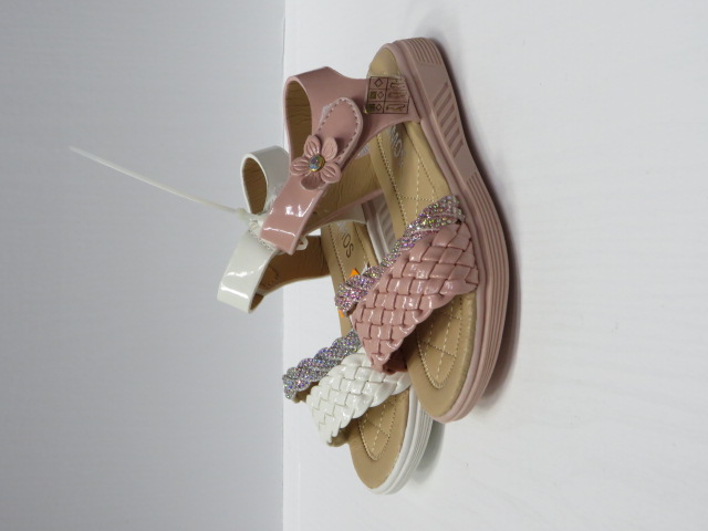 Sandały Dziecięce YF-13B WHITE/PINK/BEIGE 25-30