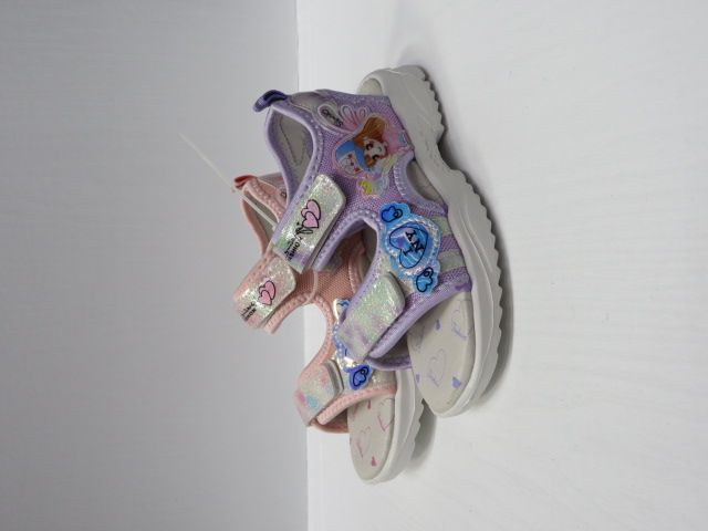 Sandały Dziecięce 9971B WHITE/PINK/PURPLE 25-30