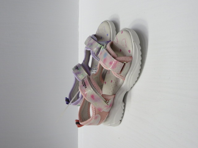 Sandały Dziecięce 9971B WHITE/PINK/PURPLE 25-30 1