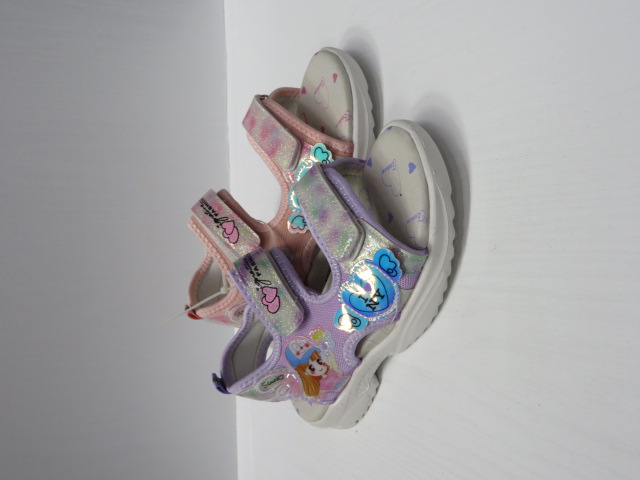 Sandały Dziecięce 9971C WHITE/PURPLE/PINK 31-36