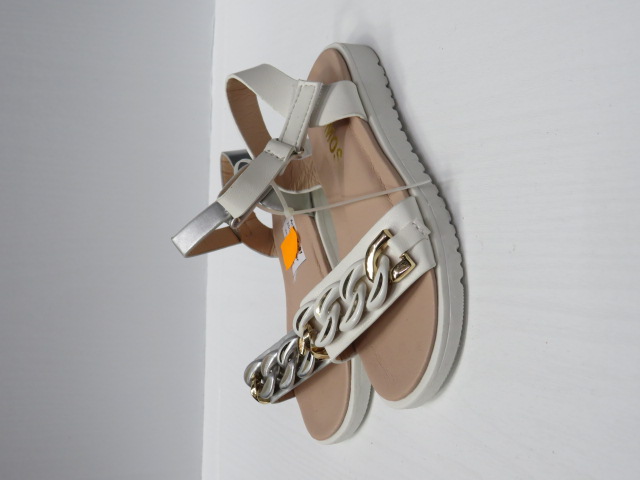 Sandały Dziecięce Y-91 WHITE/SILVER/RICE 25-30