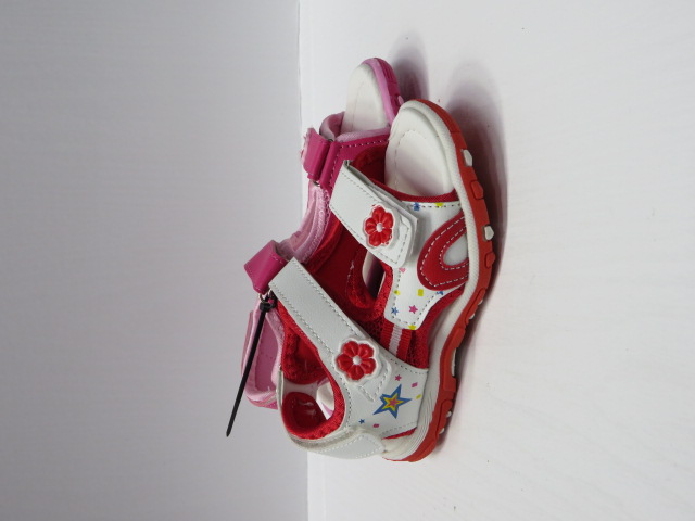 Sandały Dziecięce 2309 ROSE/WHITE 25-30 1