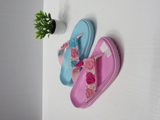 Kapcie Dziecięce C9068 GREY/PINK/MENTHOL 30-35 1