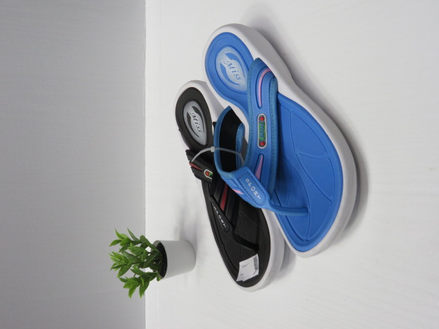 Klapki Damskie L637 WHITE-BLACK/BLUE/FUSIA/PINK 36-41