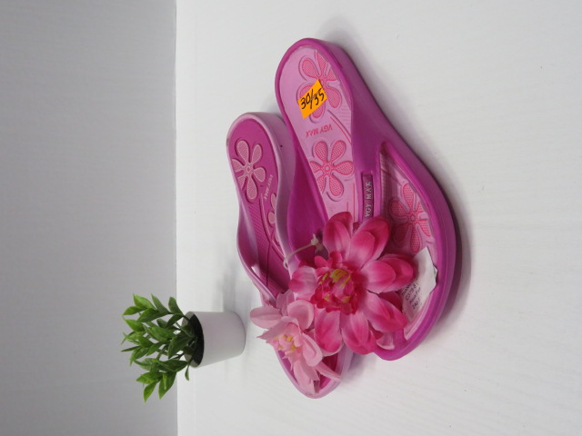 Kapcie Dziecięce C379-8 AQUA/FUSIA/PINK 30-35