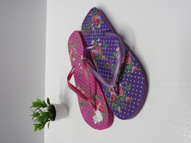 Klapki Damskie L1709 FUSIA/TURQUOISE/PURPLE 36-41