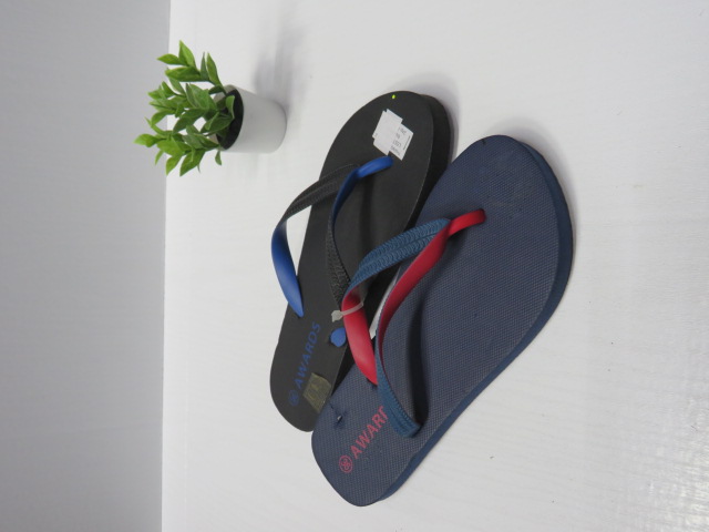 Klapki Damskie L5570 BLACK/NAVY 36-41 1