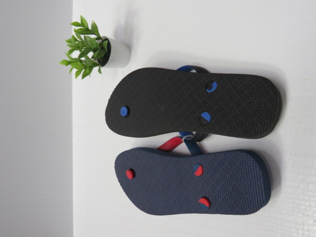 Klapki Damskie L5570 BLACK/NAVY 36-41 2