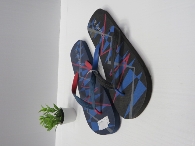 Klapki Męskie M6133 BLACK/NAVY 41-46