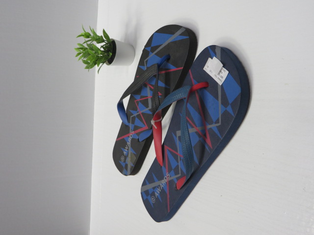 Klapki Męskie M6133 BLACK/NAVY 41-46 1