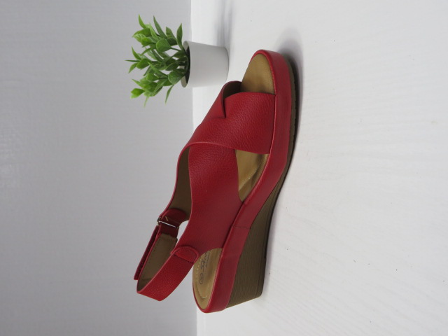 Sandały damskie 4019 RED 36-41 1