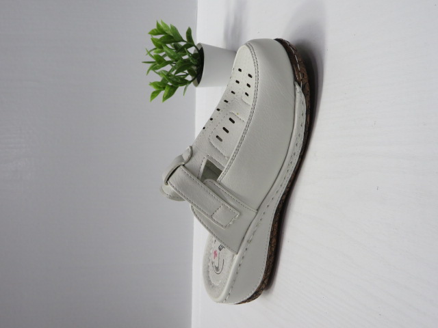 Klapki Damskie J314 WHITE 36-42 1