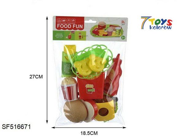 FASTFOOD ZABAWKI SF516671 MIX KOLOR 1