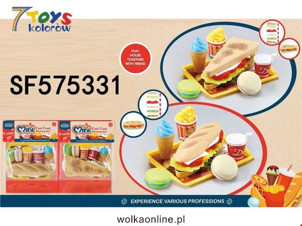 ZABAWKOWY BURGER SF575331 MIX KOLOR