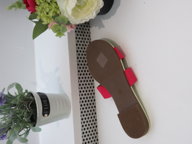 Klapki Damskie 5121 RED 36-41 2