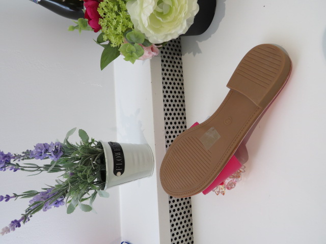 Klapki Damskie 7989 FUSIA 36-41 2