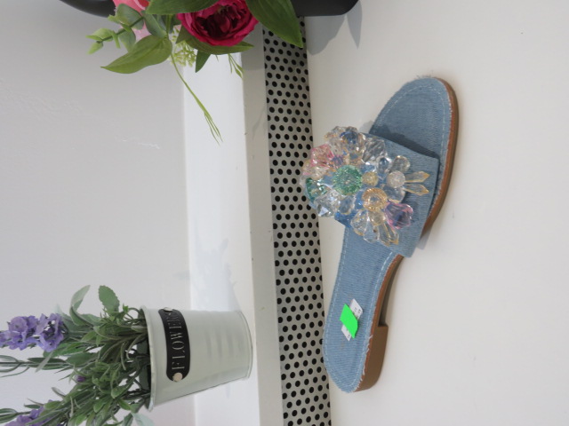 Klapki Damskie 7989 BLUE 36-41 1