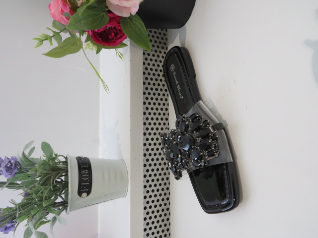 Klapki Damskie W952 BLACK 36-41 1