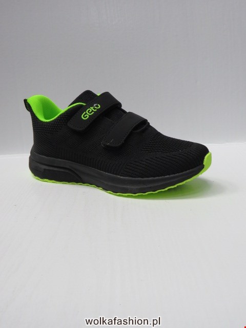 Buty Sportowe Dziecięce A160 BLACK/GREEN 31-36