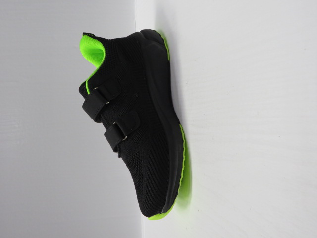Buty Sportowe Dziecięce A160 BLACK/GREEN 31-36 1