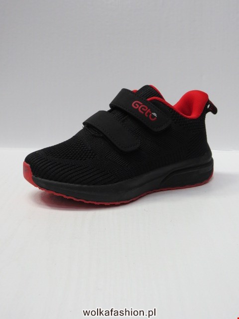 Buty Sportowe Dziecięce A160 BLACK/RED 31-36